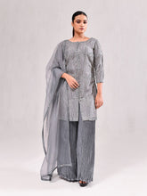 Mirror Cutdana Pearl Sharara Suit Set